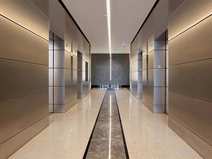 Aluminum composite panels for interior wall cladding Aluminum composite panels for interior wall cladding